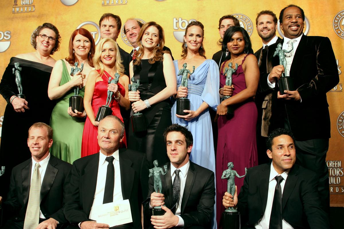 Cast from TV show The Office