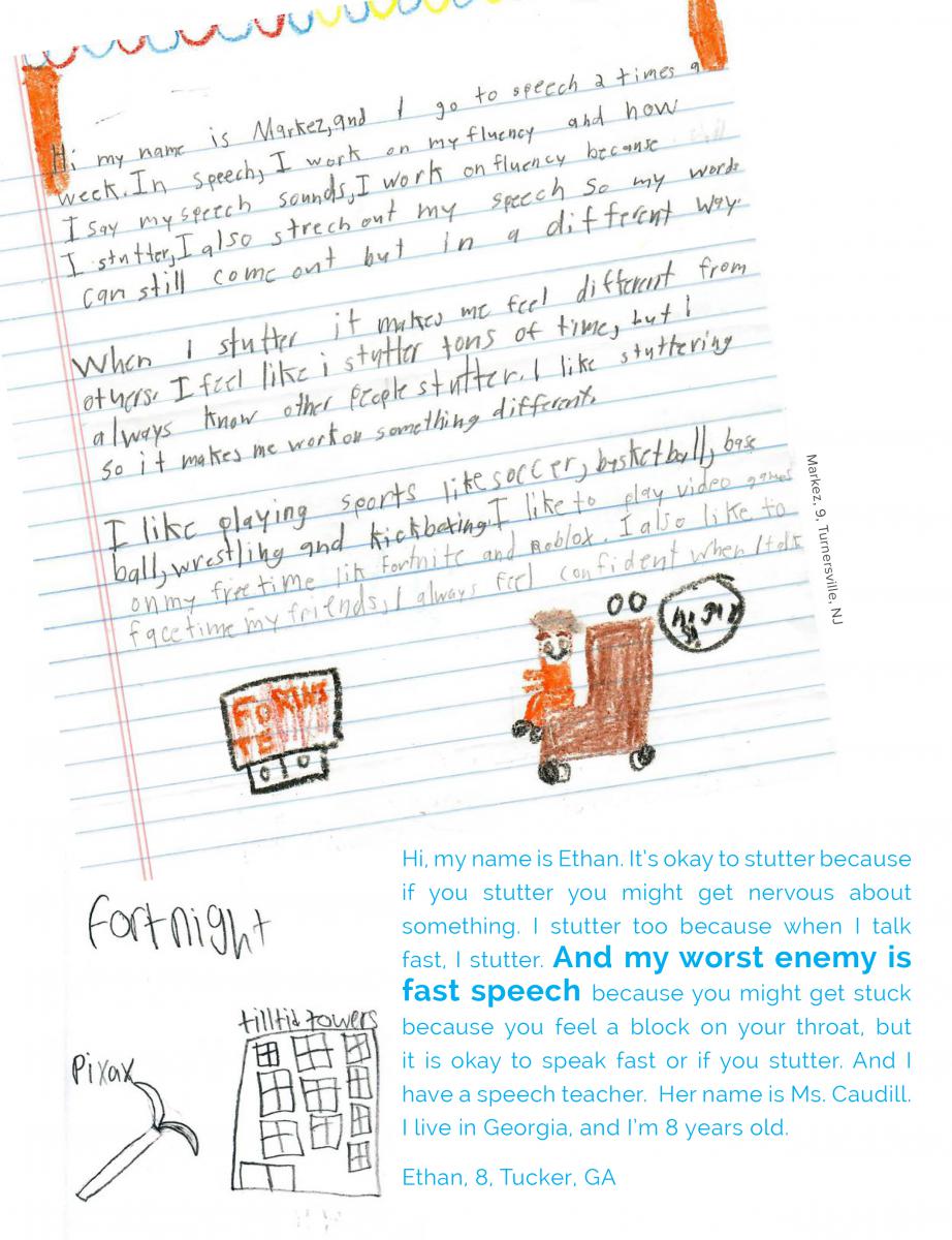 Drawings And Letters From Kids Stuttering Foundation A - when your mom takes away your hard core roblox fan fic the