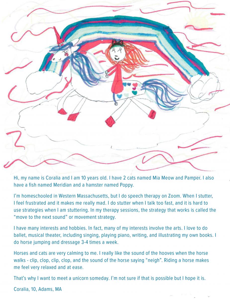 Drawings and Letters From Kids  Stuttering Foundation: A Nonprofit  Organization Helping Those Who Stutter