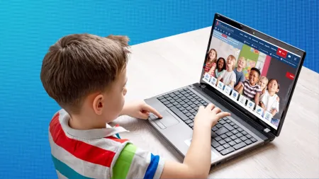 Child on computer