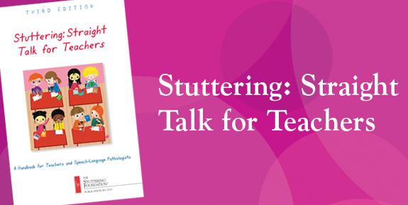 Teachers Stuttering Straight Talk For Teachers Handbook Stuttering 